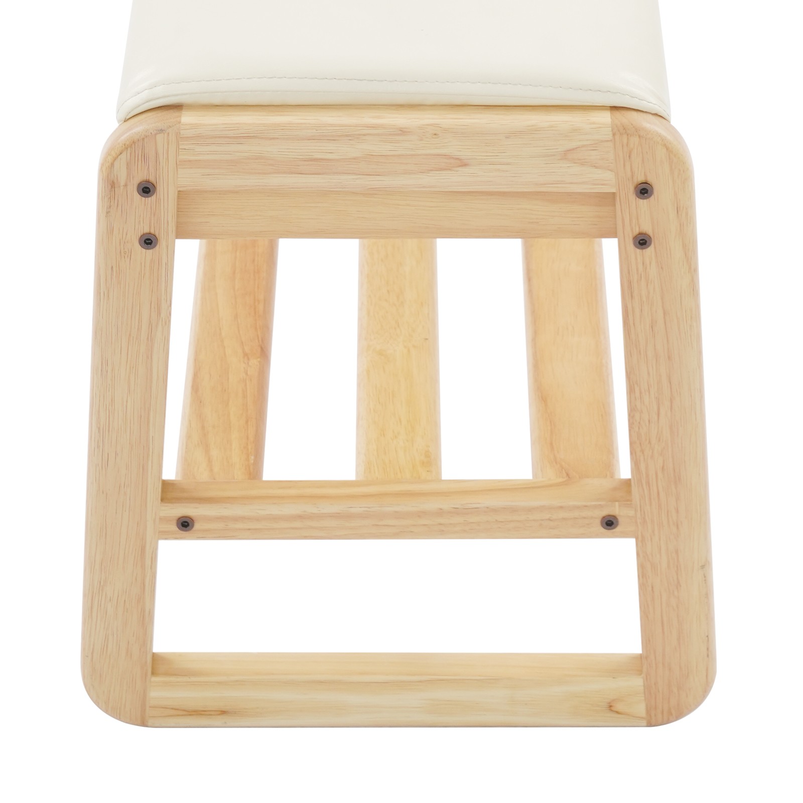 2 Tiers Shoe Rack Bench Entryway Storage Stool w/ Cushion Boots Organizing Chair