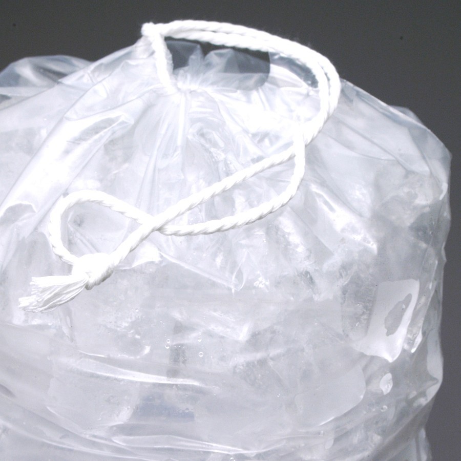 8 lb Ice Bags with Drawstring | Pack of 500 | Durable, Leakproof 11×18