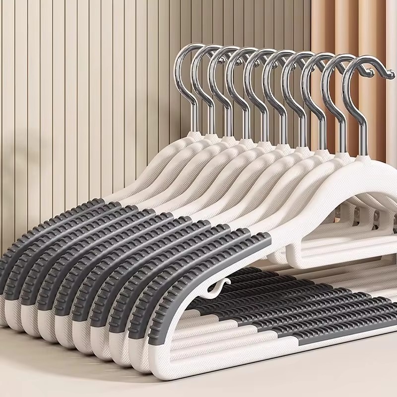 40pcs Non Slip Plastic Hanger Durable Heavy Duty Clothes Hanger 360° Swivel Hook