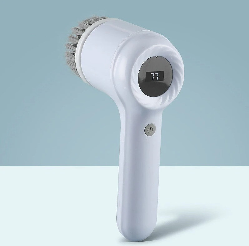 1pcs Electric Spin Scrubber – Cordless Cleaning Brush with 5 Replaceable Heads
