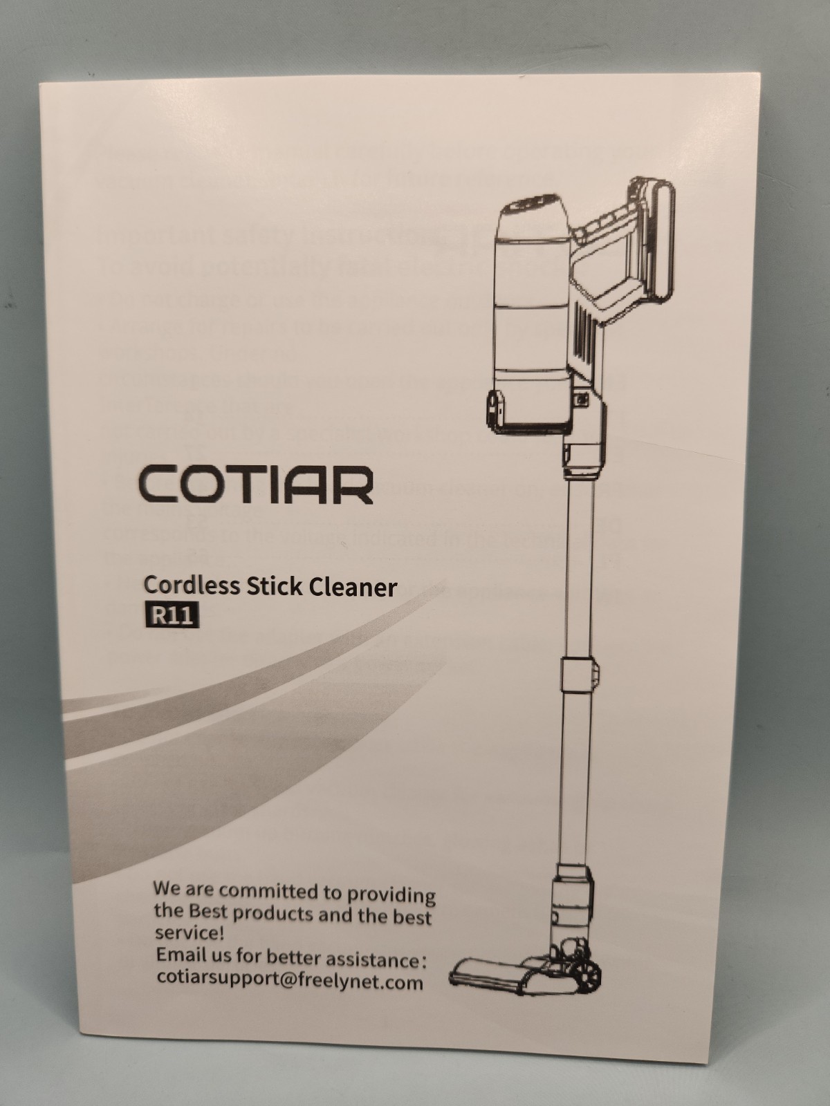 COTIAR Cordless Vacuum Cleaner, 500W 40KPa 60Mins Cleaners for Purple