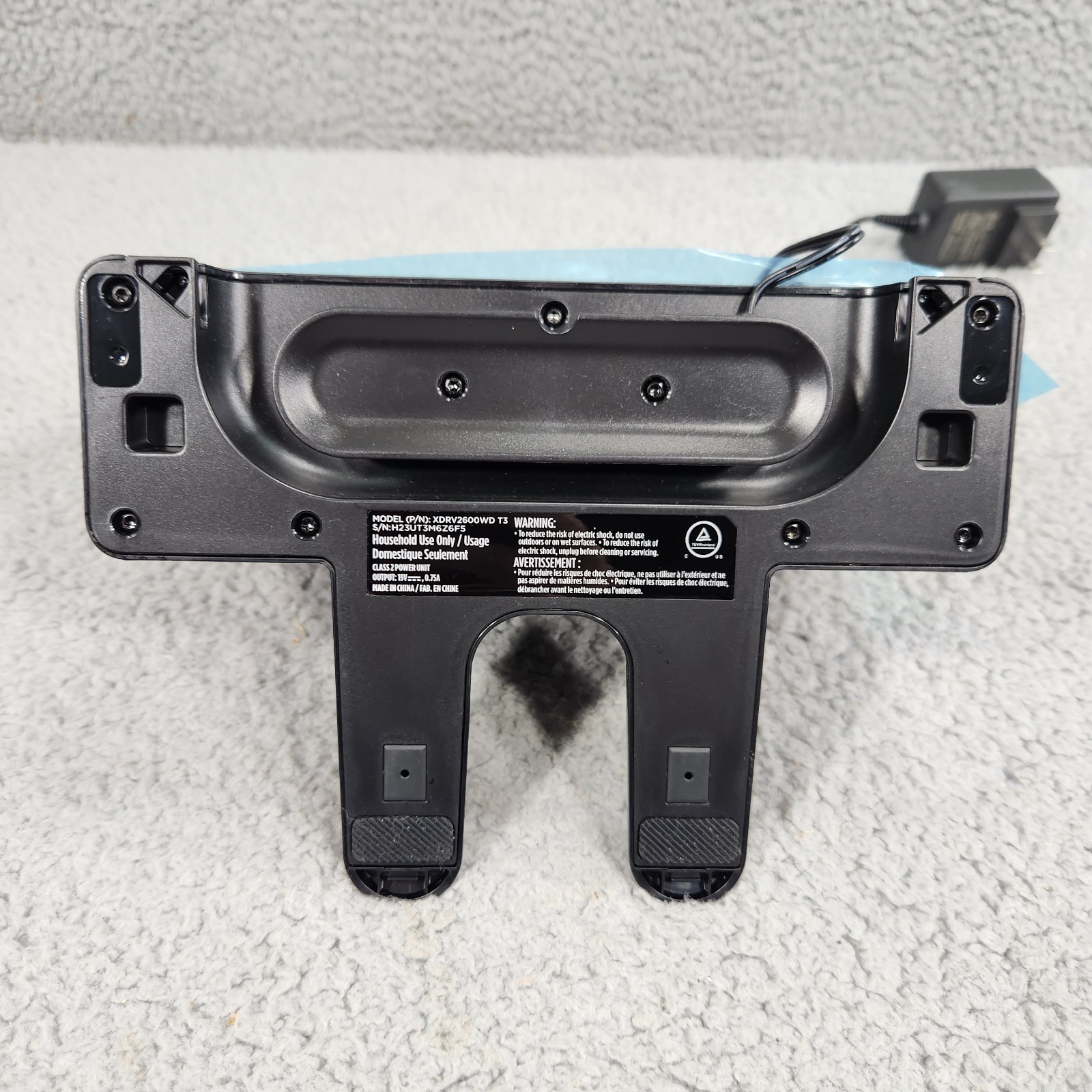 Shark AI Ultra Charging Base + Dock Mat for RV2610WFUS, RV2610WZUS, RV2620WD OEM