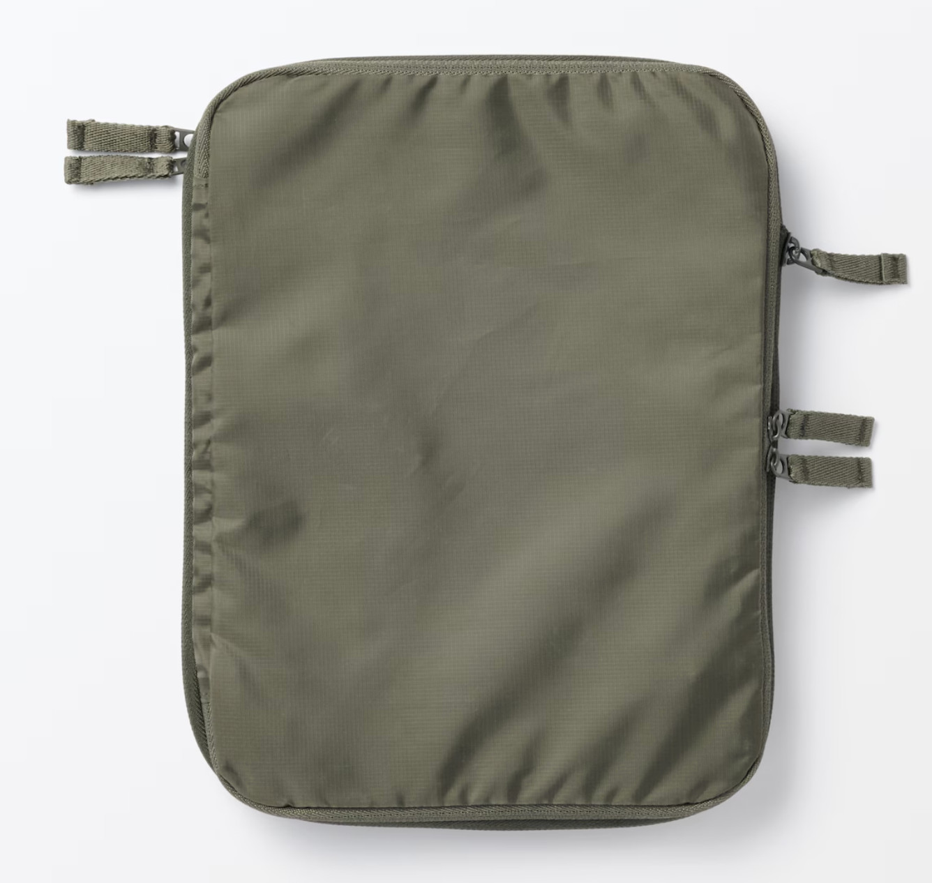 Muji Polyester Sorting case Compressed type 26 x 20 x 10 cm Khaki