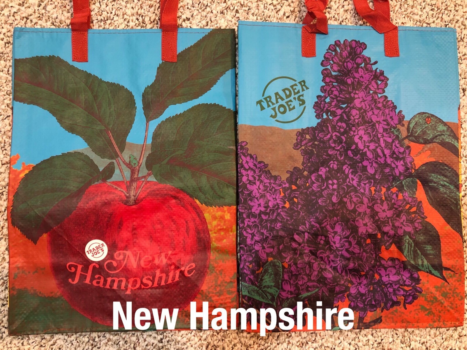 UPICK 5(20Choices) Trader Joe’s ECO Reusable Shopping Grocery Gift Tote Bags NWT