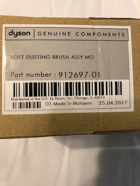 DYSON Mini Soft Dusting Brush Part No 912697-01 DC34, DC35, D45,44,50,59.65 NEW
