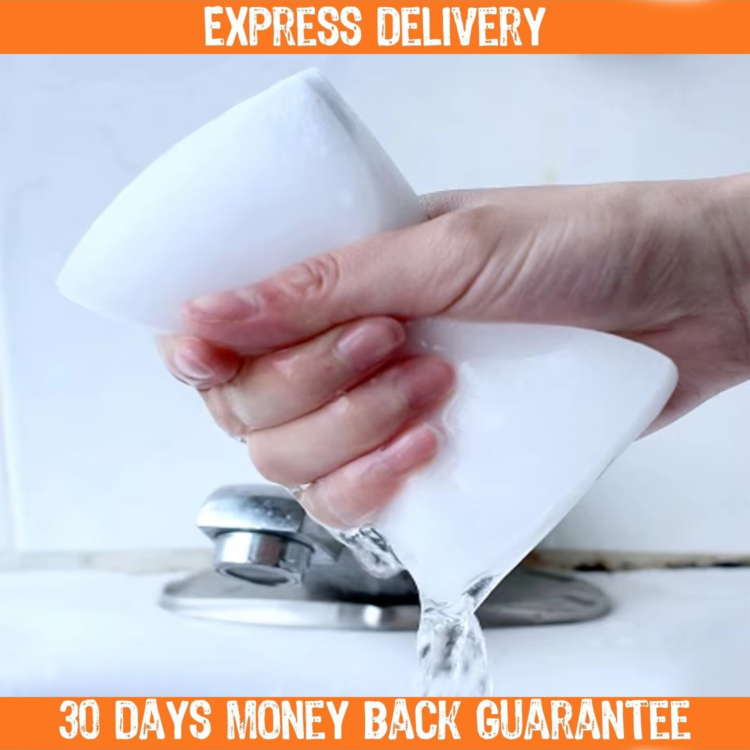 100 PCS Magic Sponge Eraser Bulk Pack 3/4″ Thick Melamine Cleaner