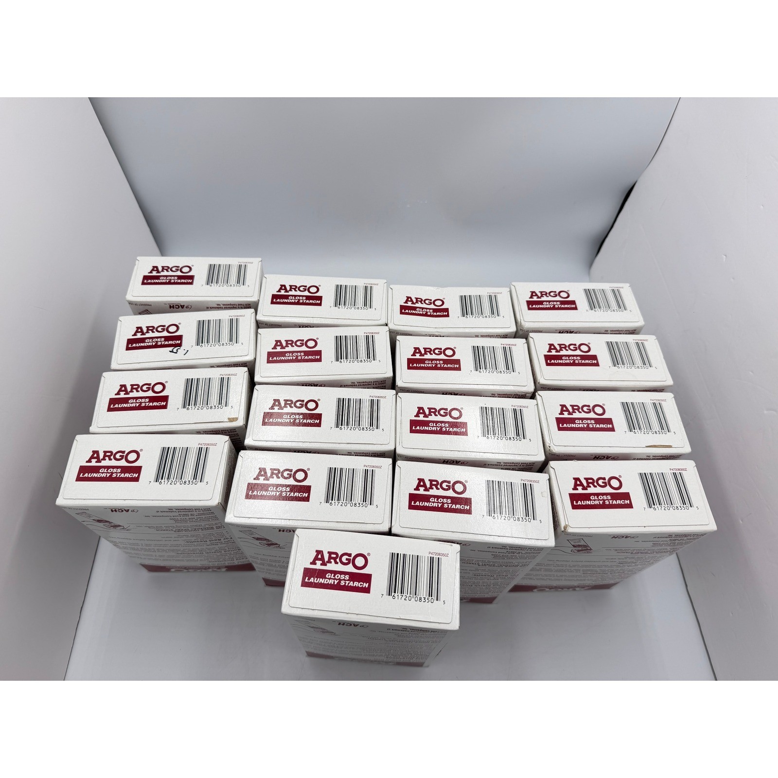Argo Gloss Laundry Starch 16 oz Discontinued Sealed NOS Choose Quantity
