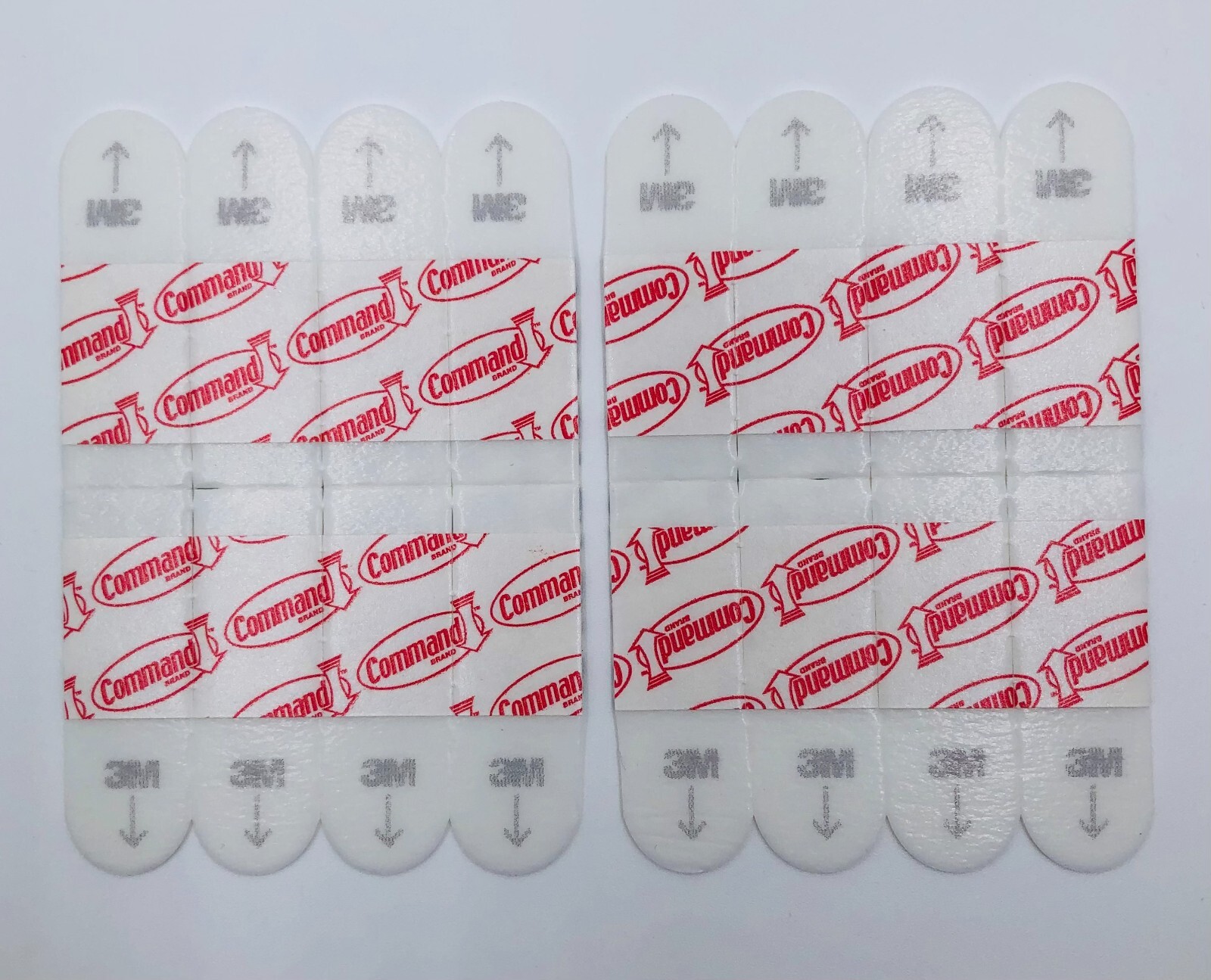 16 Command Strips 3M Poster White Small 8 Pairs Damage Free Hanging 1.75″ Inch