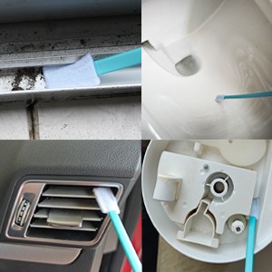 20PCS Crevice Cleaning Brush Tool Kit, Disposable Toilet Brush & Seat Cleaner