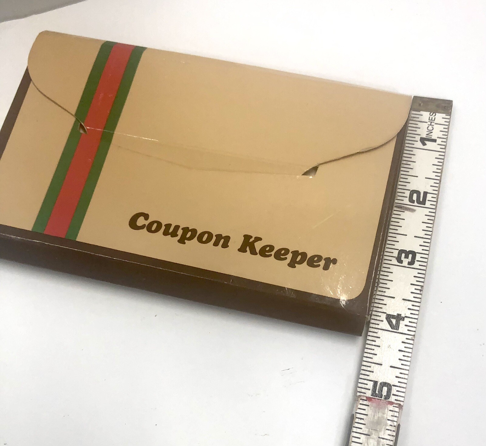 Coupon Organizer Sleeve Pocket Holder Paper Storage Wallet Nostalgia Retro 70/80