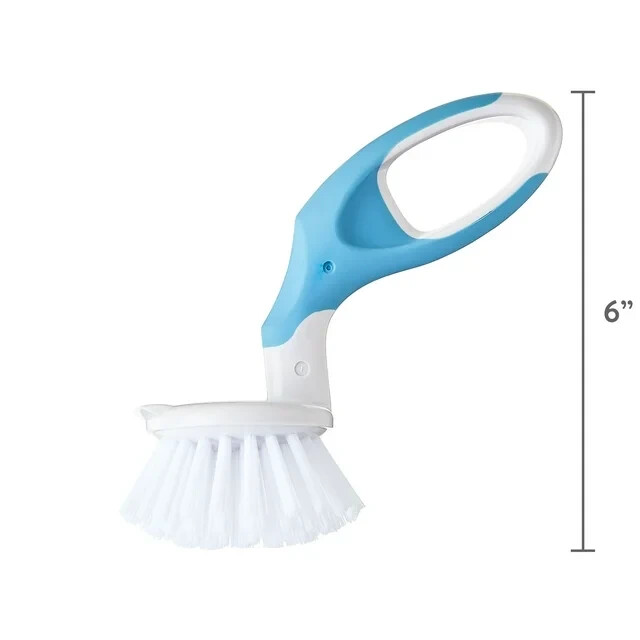 MULTI-PURPOSE SMALL HANDY SCRUBBER BRUSH Nylon Bristles Household Cleaning Pots