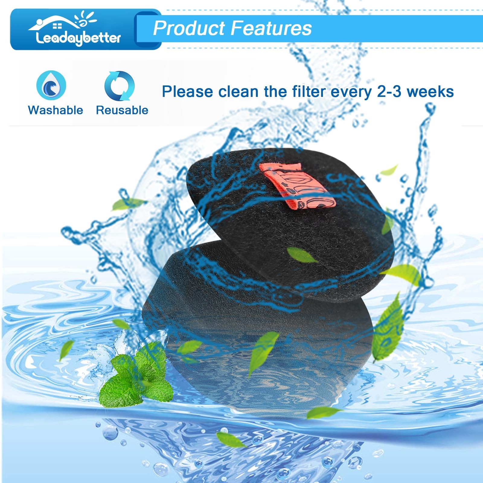 6 Pack Filters Replacement For Shark CH901 CH951 Cordless