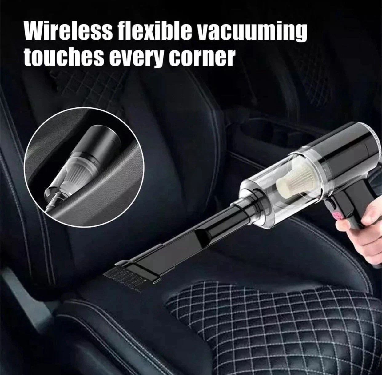 60W Cordless Handheld Vacuum Cleaner Small Mini Portable Car Auto Home Wireless