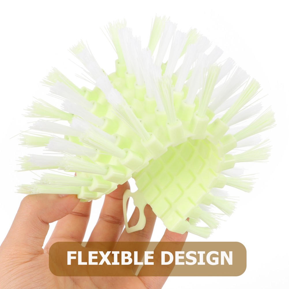 Compact Small Scrub Brush for Cleaning Kitchen Sink and Household