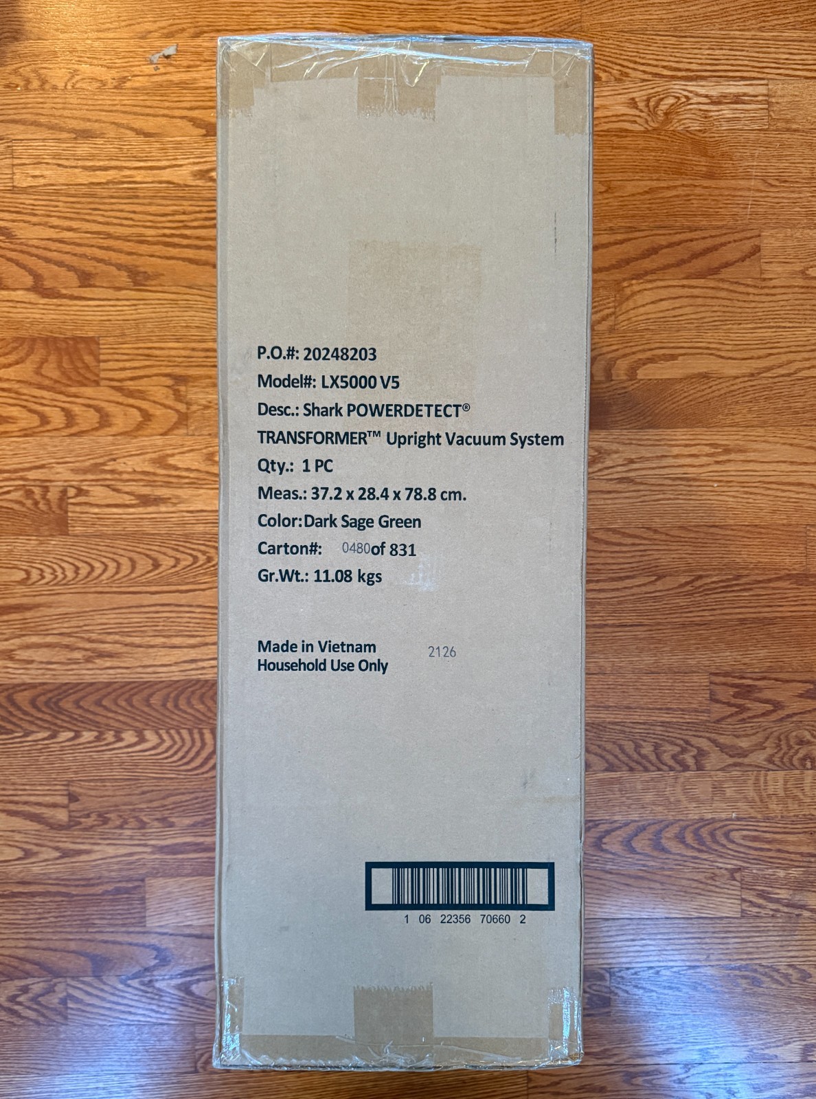 Shark PowerDetect Transformer Upright Stick Vacuum (Sage Green) [LX5000]