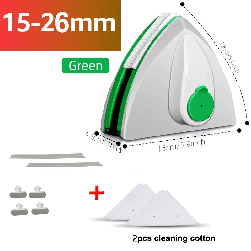 Double Sided Magnet Windows Cleaner Automatic Drainage Wiper Glass Window Washer