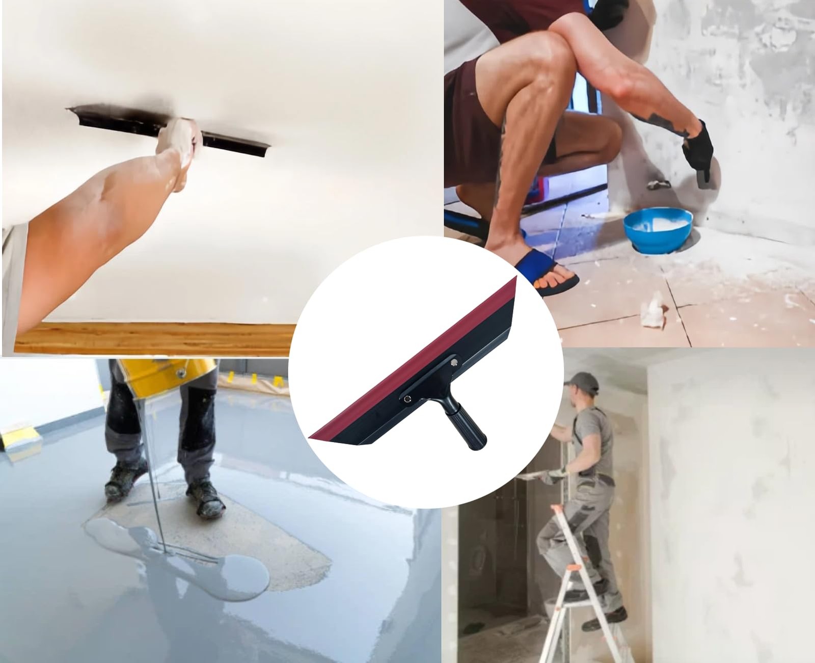 14in Magic Squeegee Trowel, Epoxy Spreader Trowel with Flexible Blade, Smooth…