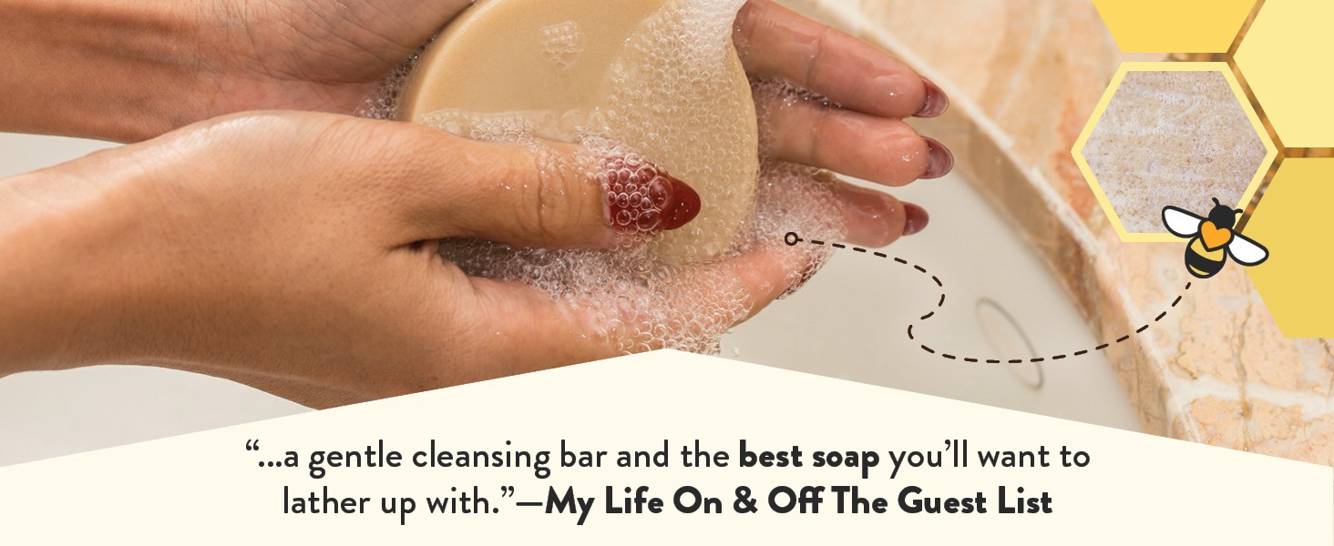 Gentle Oatmeal and Lavender Soap – Natural Eczema Body Wash – Daily Gentle Soap