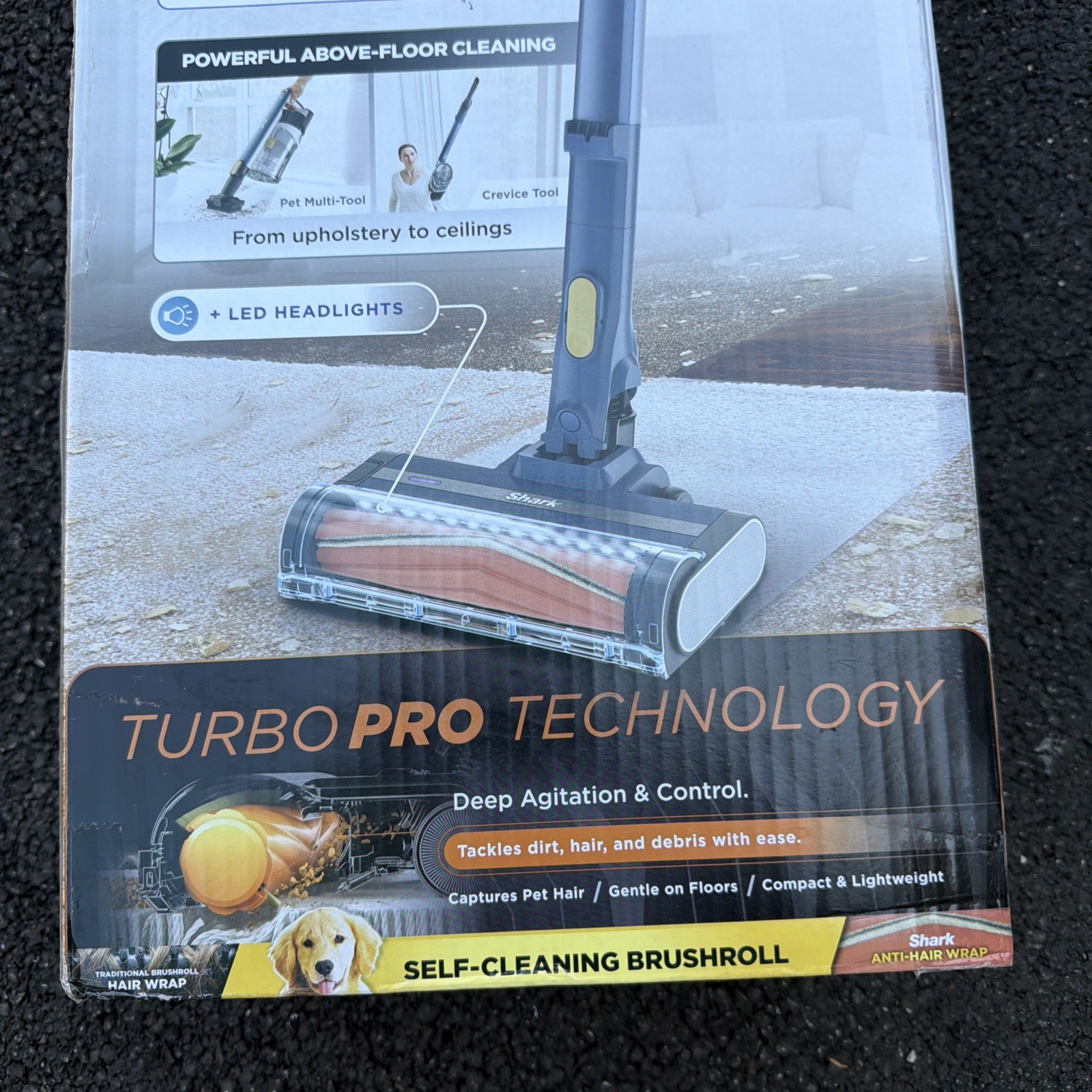 Shark Pet Cordless Lightweight Stick Vacuum- Moonlight Blue, IY143H (New)