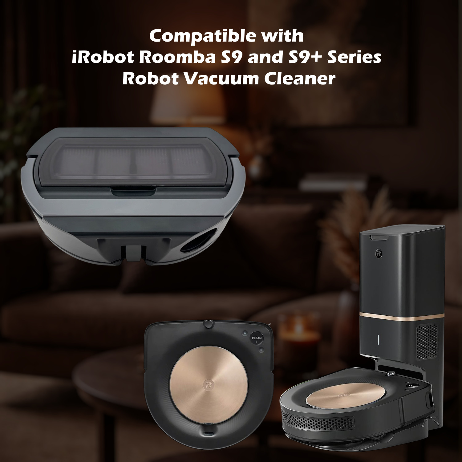 Genuine Replacement Dust Bin for iRobot Roomba s9 & s9+ (9550) Robot Vacuum