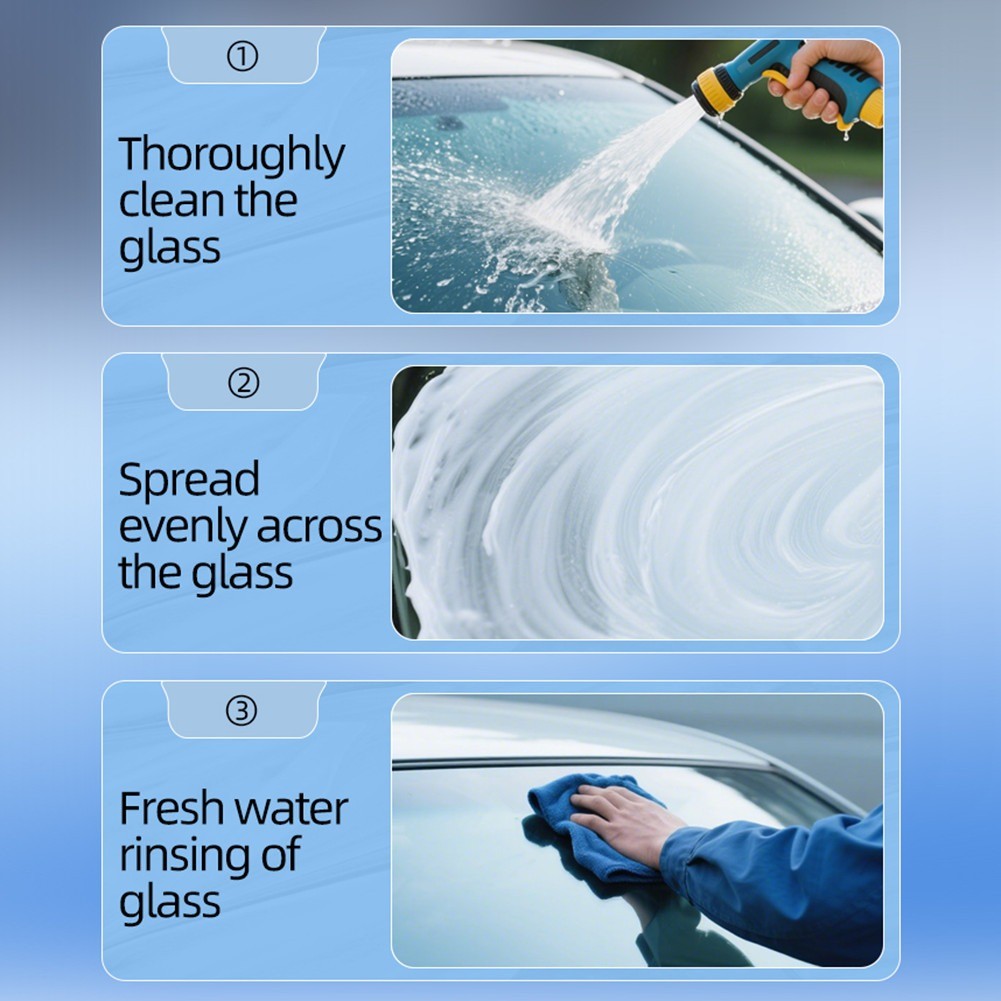 New Q4 Glass Guard & Emulsion Cleaner – Oil Film Remover Lotion for Glass Surfac