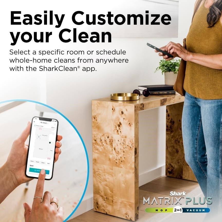 Shark AV2610WA Robot Robotic Vacuum & Mop Combo Matrix Plus Carpet & Tile