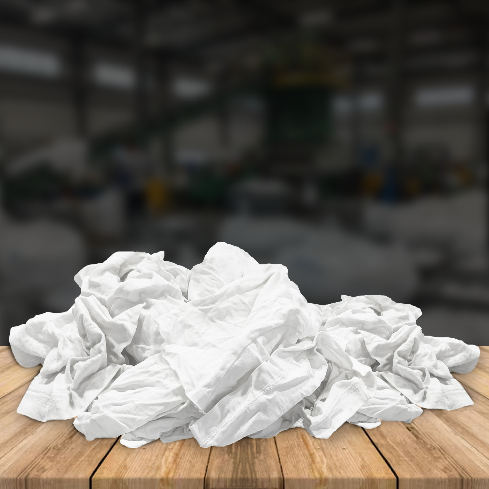 White Knit Cleaning Rags Recycle Premium T-Shirt Wiping Boxes Multipurpose Use