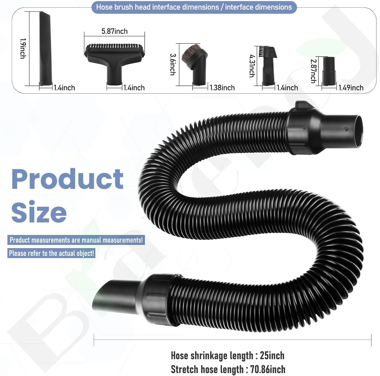 Replacement Hose Assembly Kit for Dewalt DCV580 DCV581H Vacuum