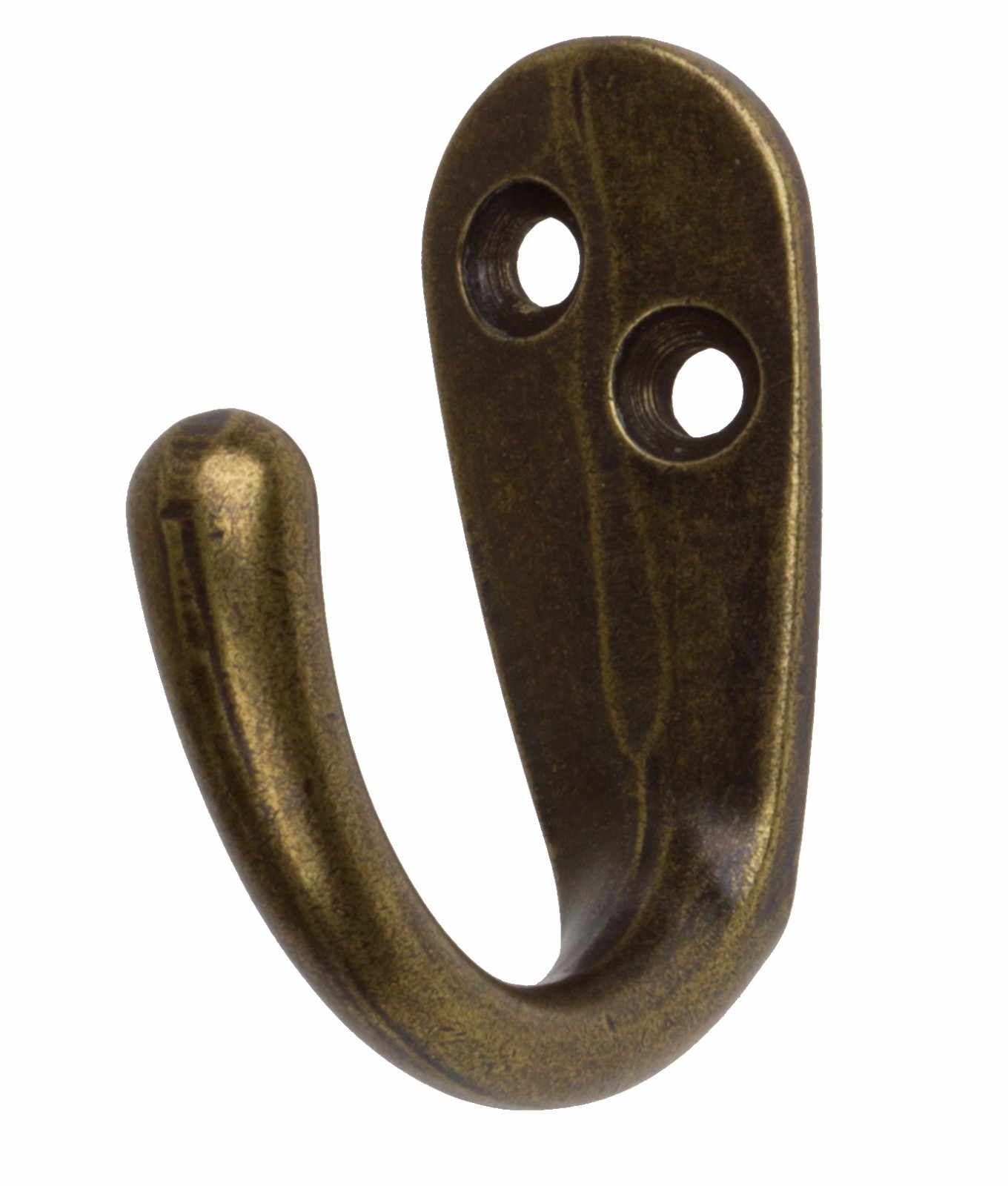 GlideRite – Antique Brass Single Coat Robe Wall Hook – 7005-AB-1