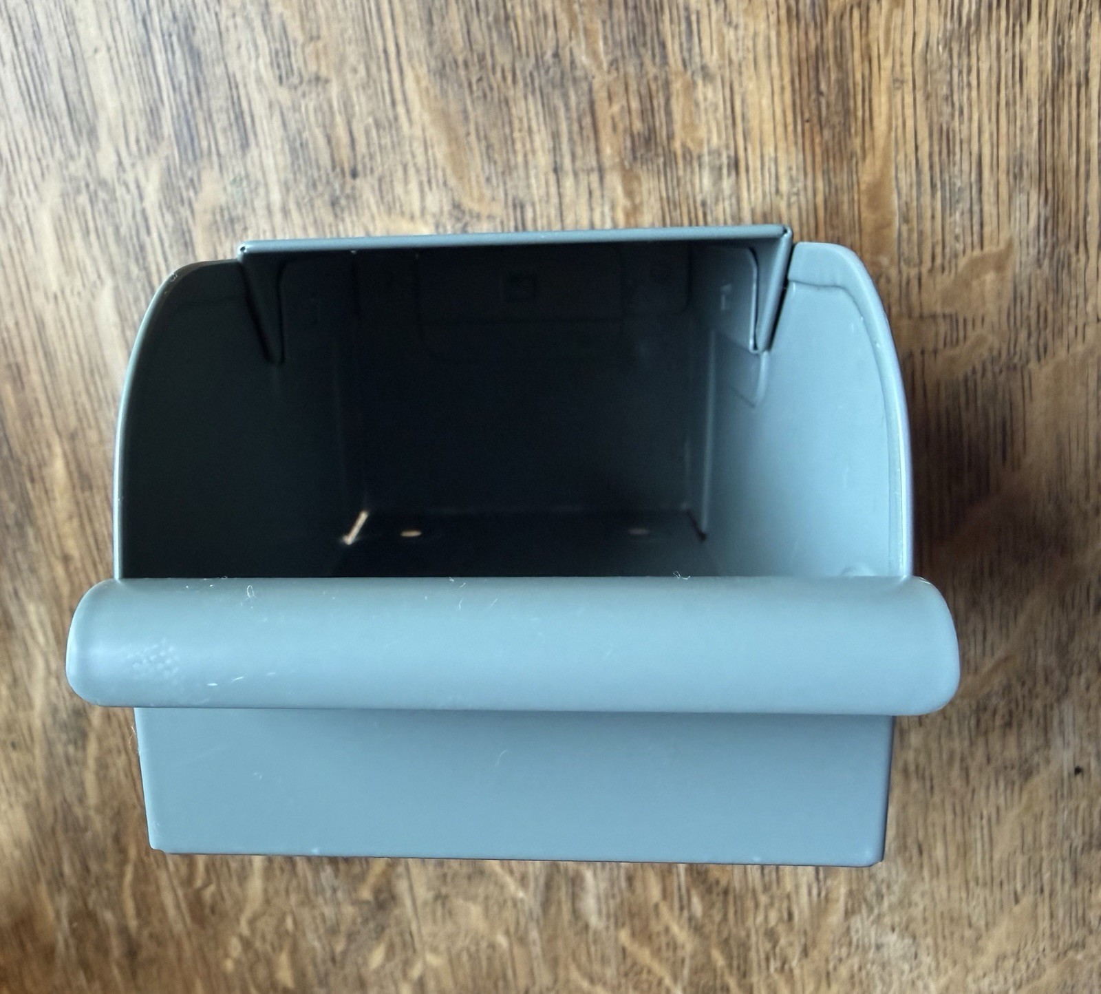 IKEA REJSA Storage Box Metal Bin Gray/Green 3 1/2″x6 3/4″ x3″