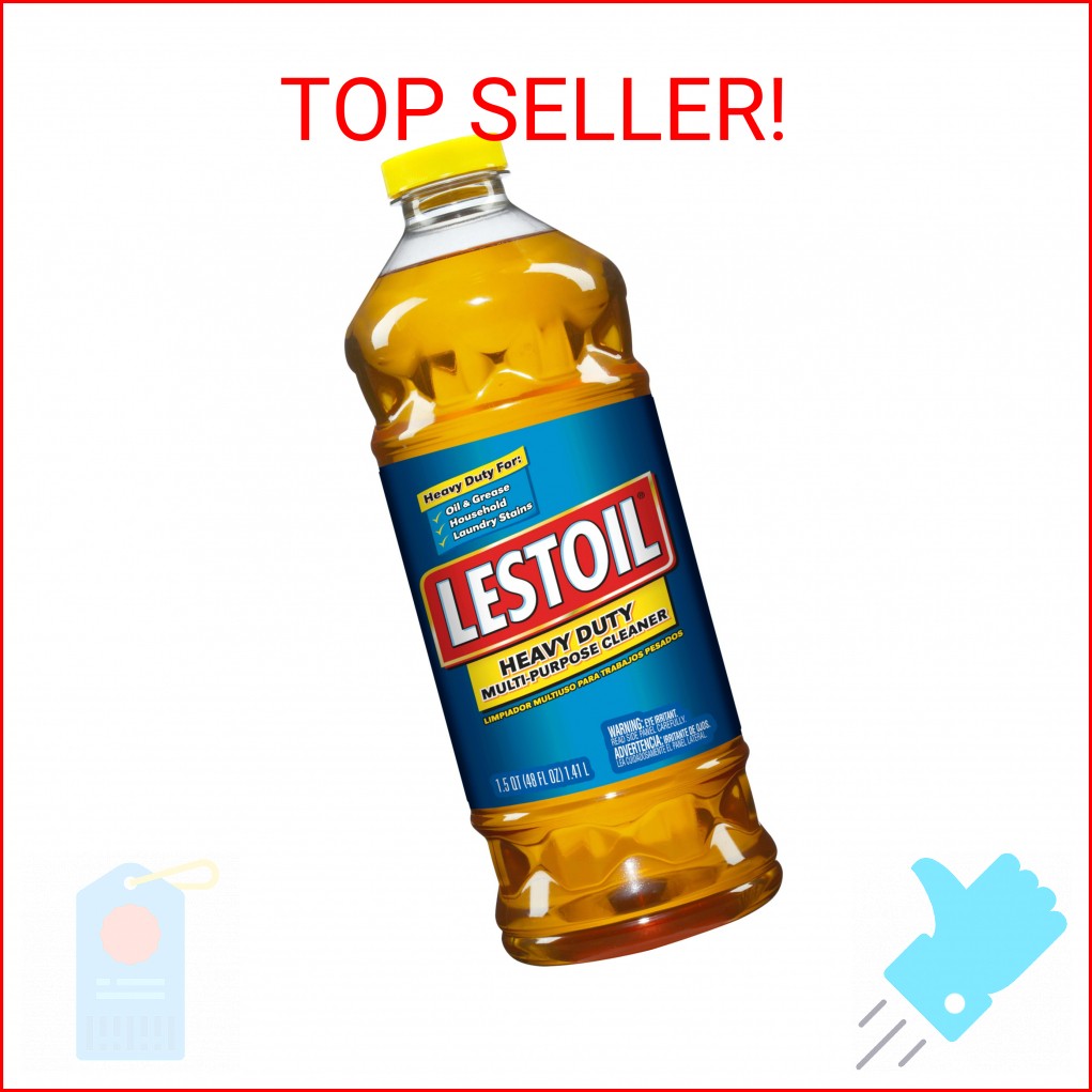 Lestoil Heavy Duty Multi-Purpose Cleaner, Amber, 48 Fl Oz, Pack of 1