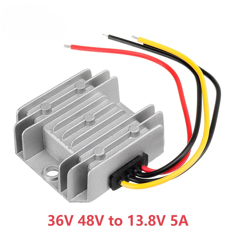 DC-DC Step Down Converter 36V-48V to 13.8V 100A 1380W Buck Regulator Golf Cart