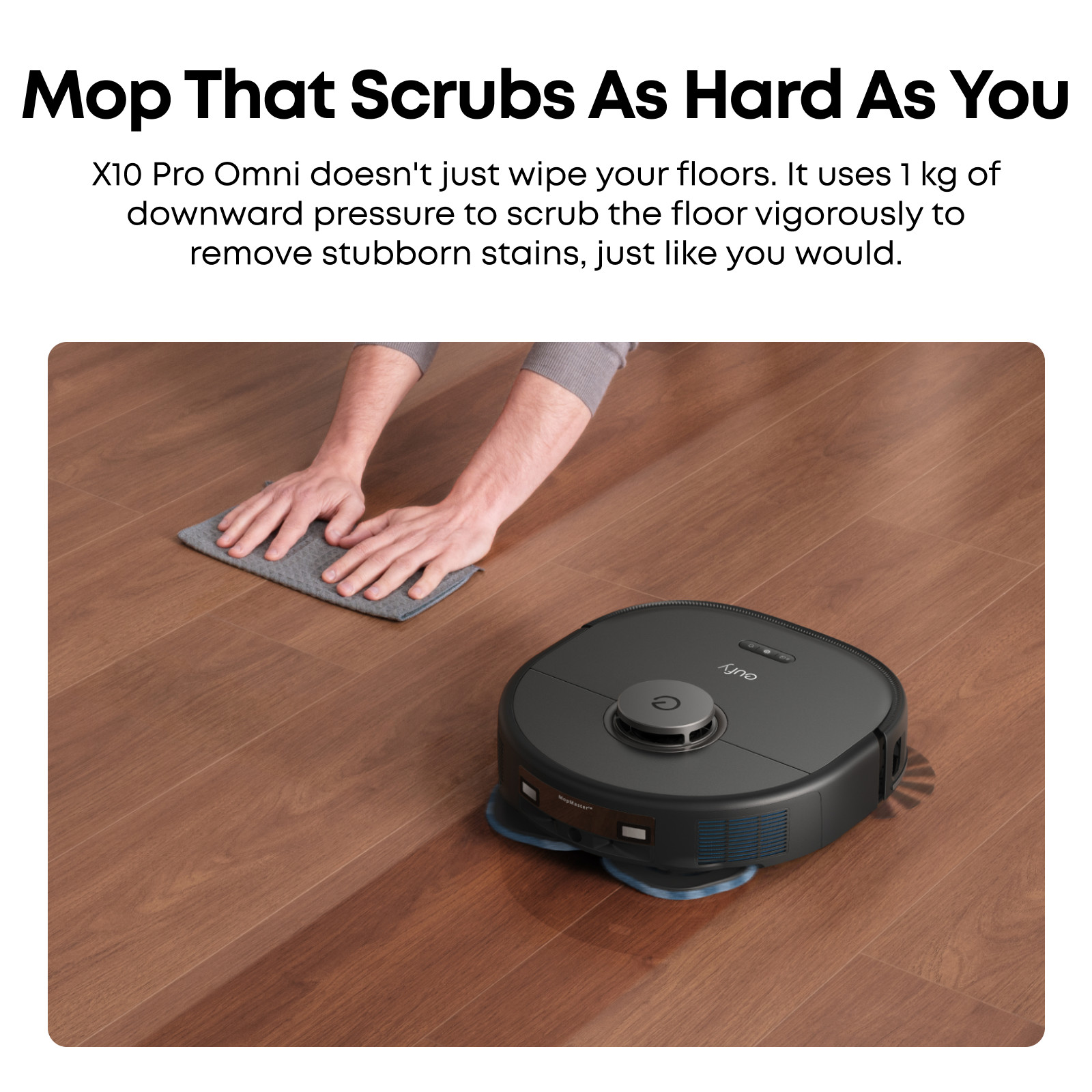 eufy X10 Pro Omni Robot Vacuum Dual Mops Wash&Dry 8000Pa Self Emptying|Refurbish