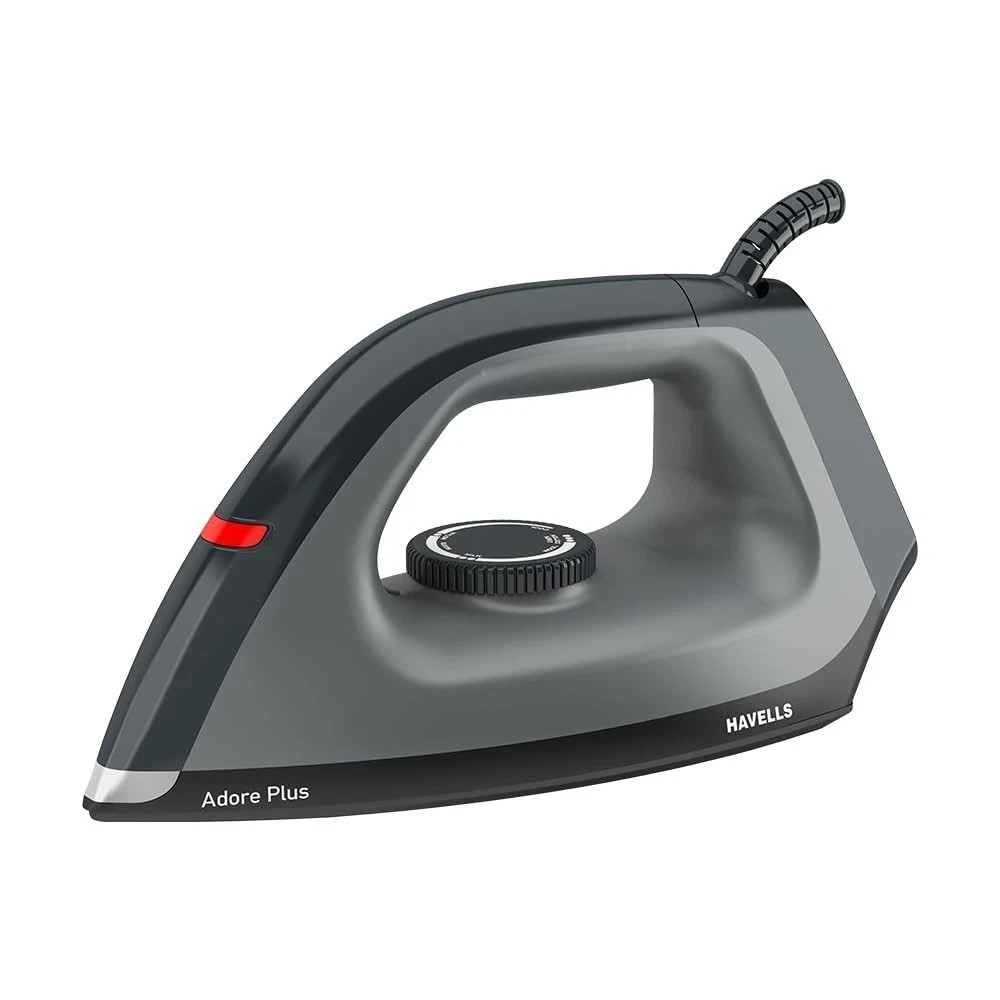 Havells Dry Iron Adore Plus 1100 Watts, Iron Press 360° Swivel Cord Black 220V