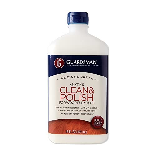 Furniture Cleaner & Polish For Wood Silicone Free UV Protection Cream 16.9 oz