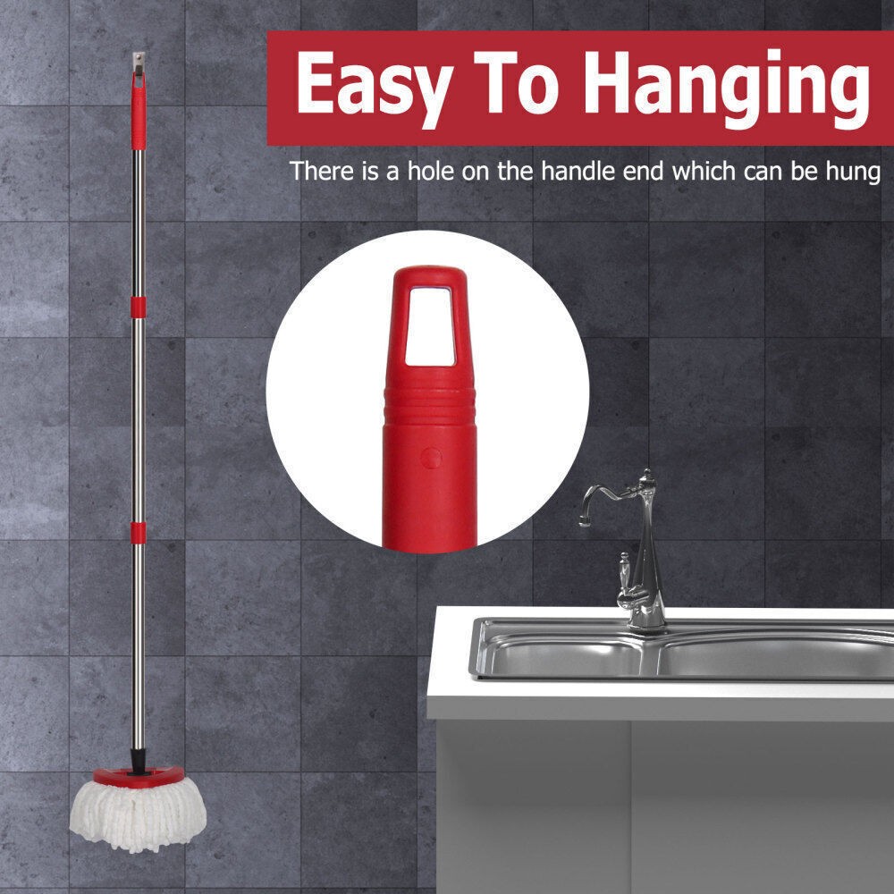 For O-Cedar EasyWring Spin-Mop Telescopic-Handle Replacement-Rotary Mop-Handle