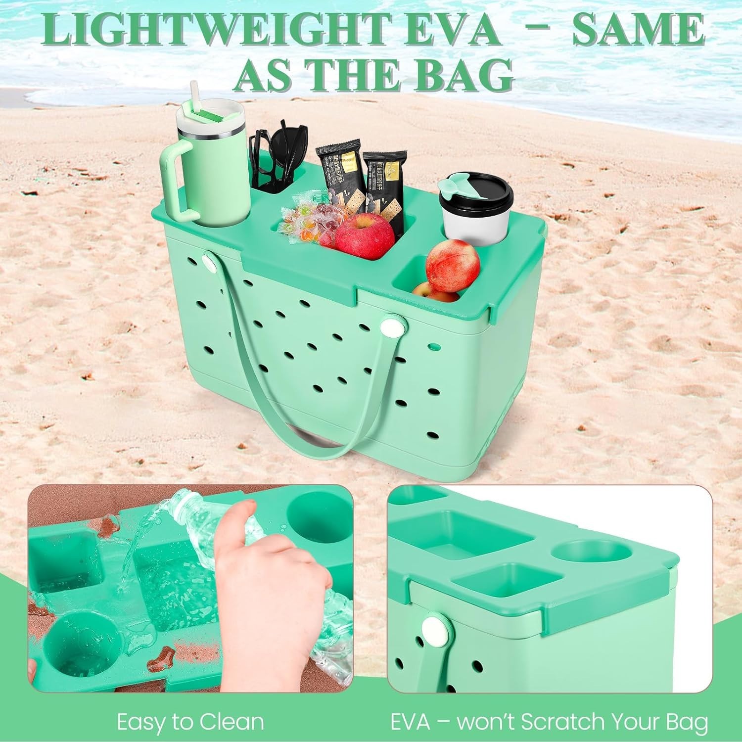 Topper Tray Accessories for Bogg Bag X-Large, Waterproof EVA Stanley Cup Holder