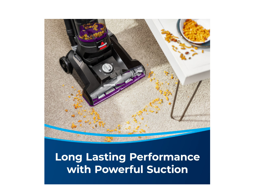 BISSELL PowerForce Helix, Bagless, Upright Vacuum, Pet Friendly, Purple & Black