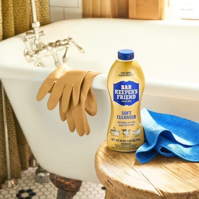 BAR KEEPERS FRIEND Soft Cleanser Liquid All-Purpose Cleaner – 26 oz