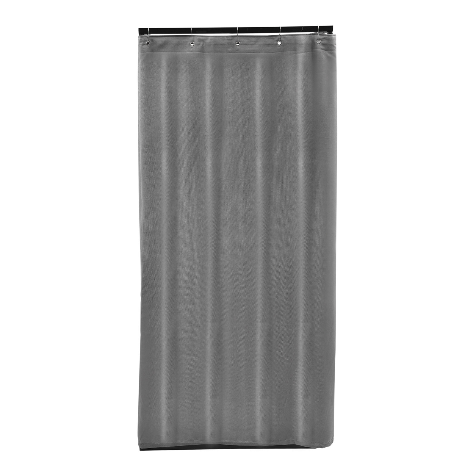 Fitting Room with Grey Shading Curtain, Portable Clothing Store Dressing Room