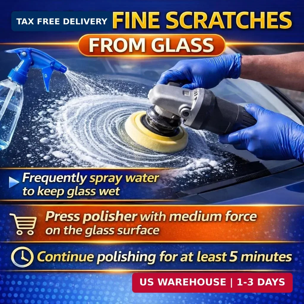 200ml Cerium Oxide Glass Polishing Liquid – Deep Cleaning Glass & Removes Wiper