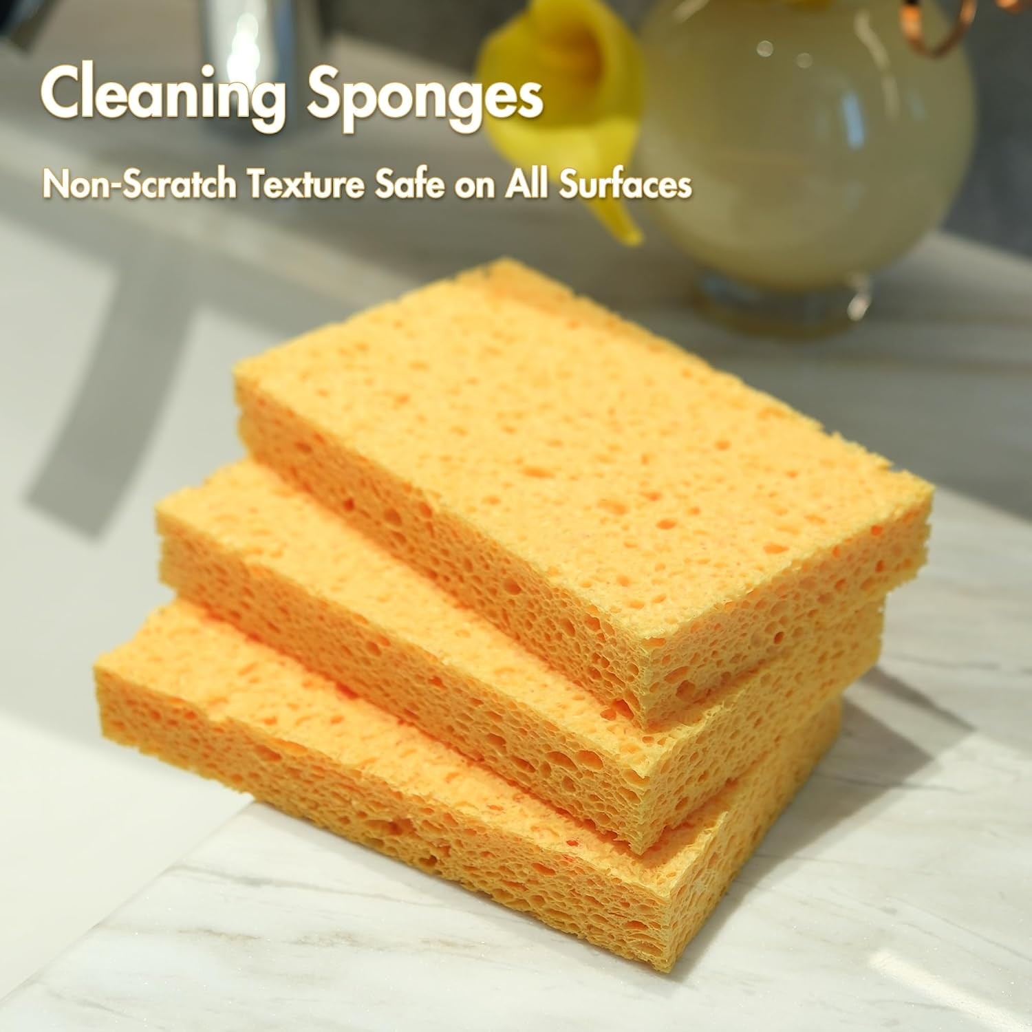 6 x 3.6 x 0.9 Inch JK SP-T22 Large Sponge, Kitchen Sponges, Handy Sponges,