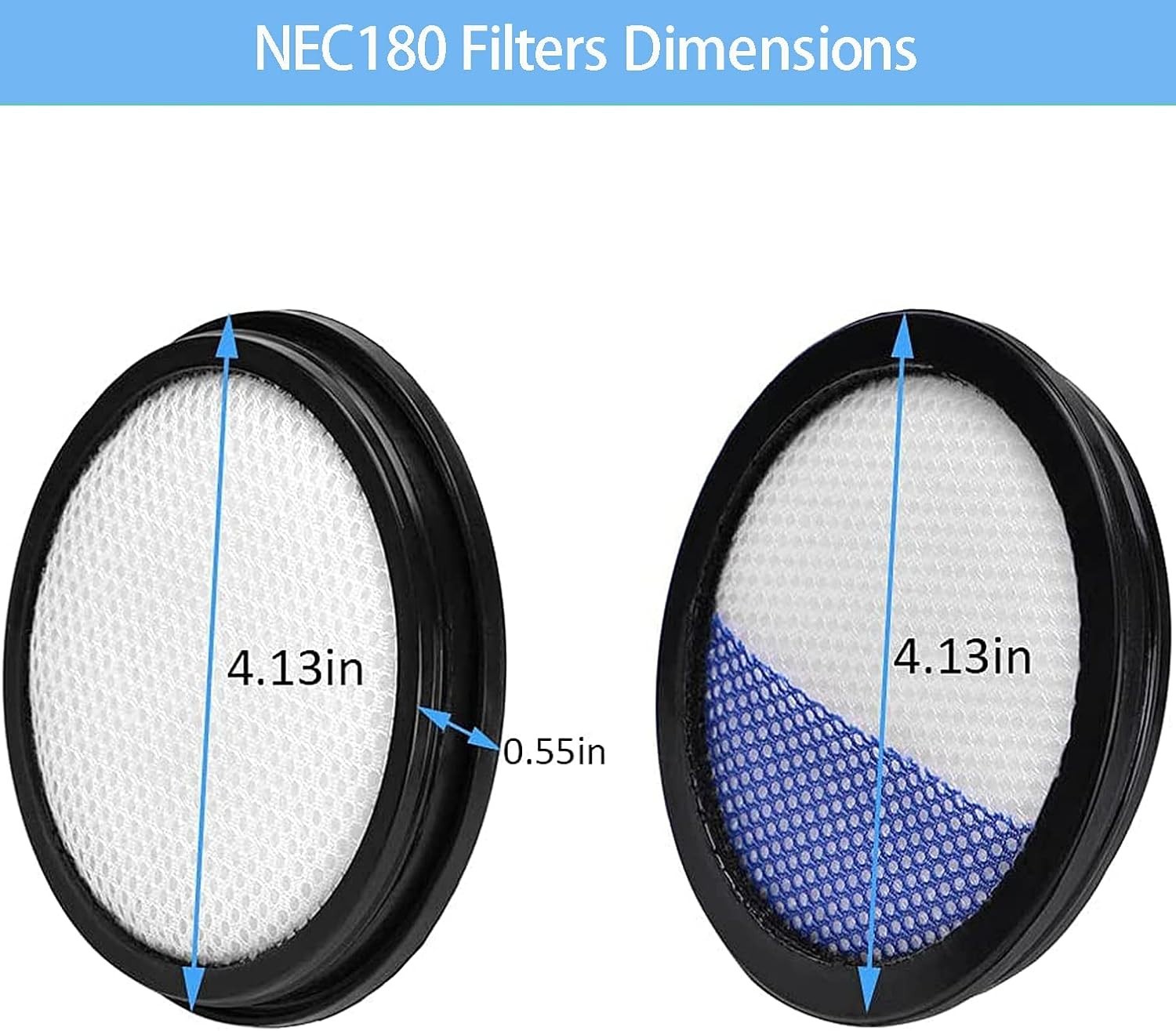 4 Pack Genuine Filters for Eureka Rapidclean Pro Vacuum – Superior Air Quality