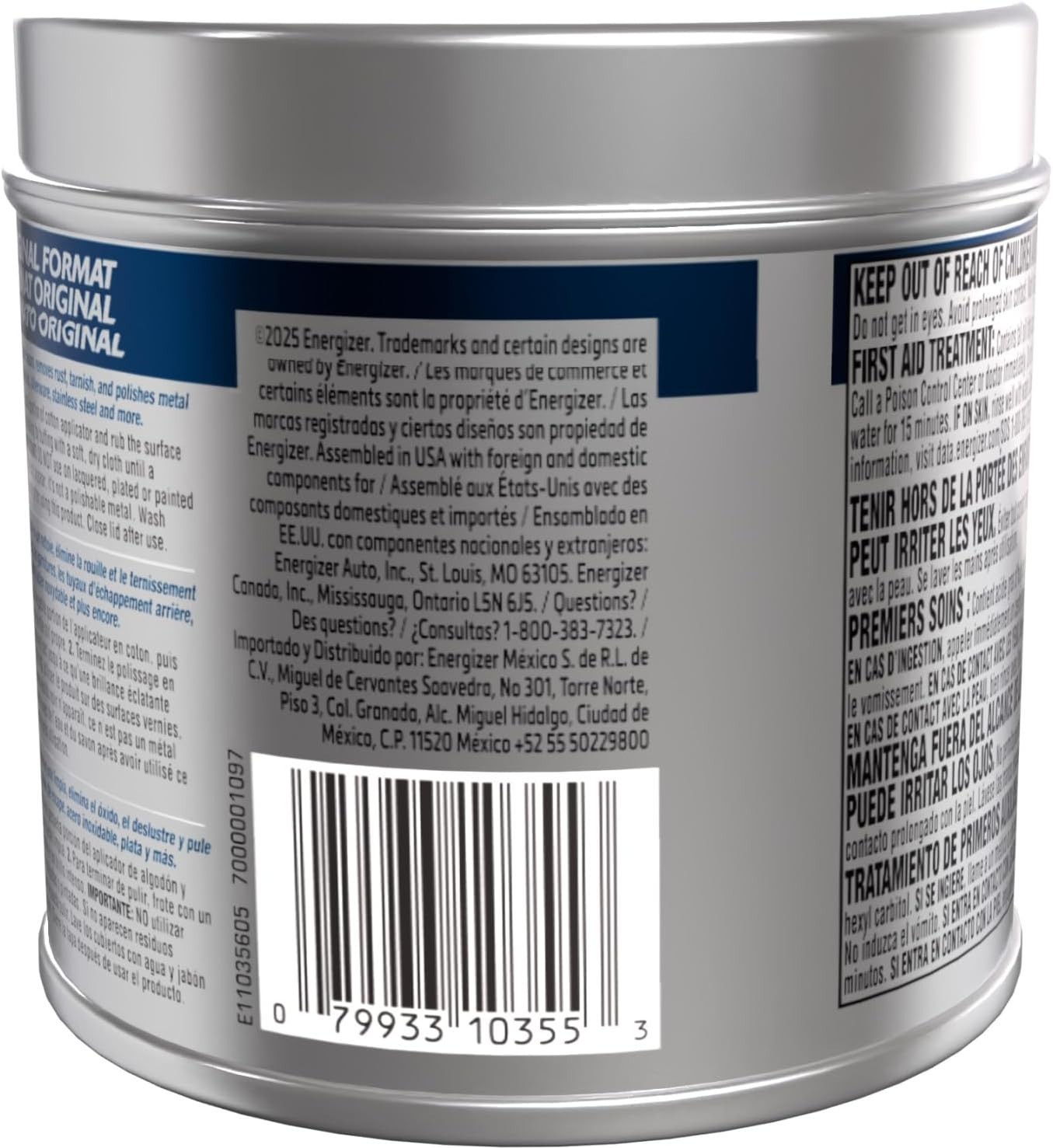 Nevr Dull All Metal Wadding Polish, Chrome and Metal Cleaner for Cars, Kitche…