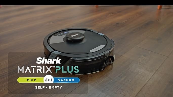 New Shark Matrix Plus 2-in-1 Robot Vacuum & Mop – Black (RV2610WTUS