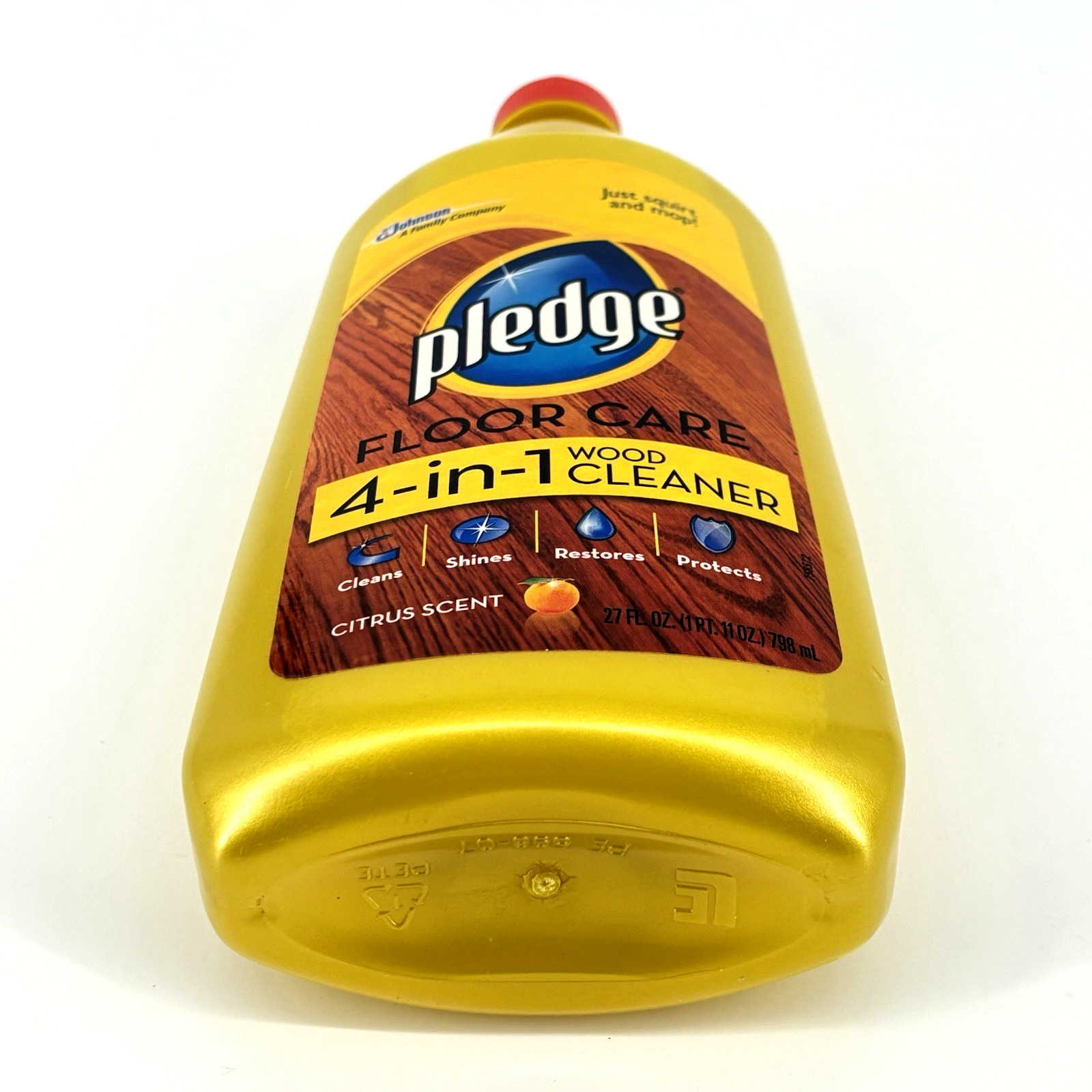 Pledge 4 in 1 Wood Cleaner Floor Care 27 Fl Oz Hardwood Citrus New Discontinued