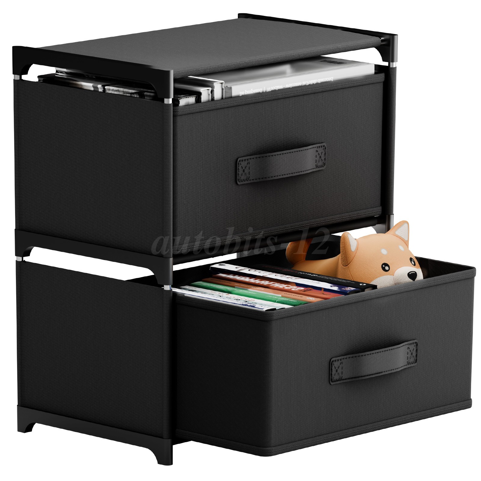 Vertical/Wide/Trapezoid Fabric Dresser, 2-9 Drawer Dresser Storage Organizer