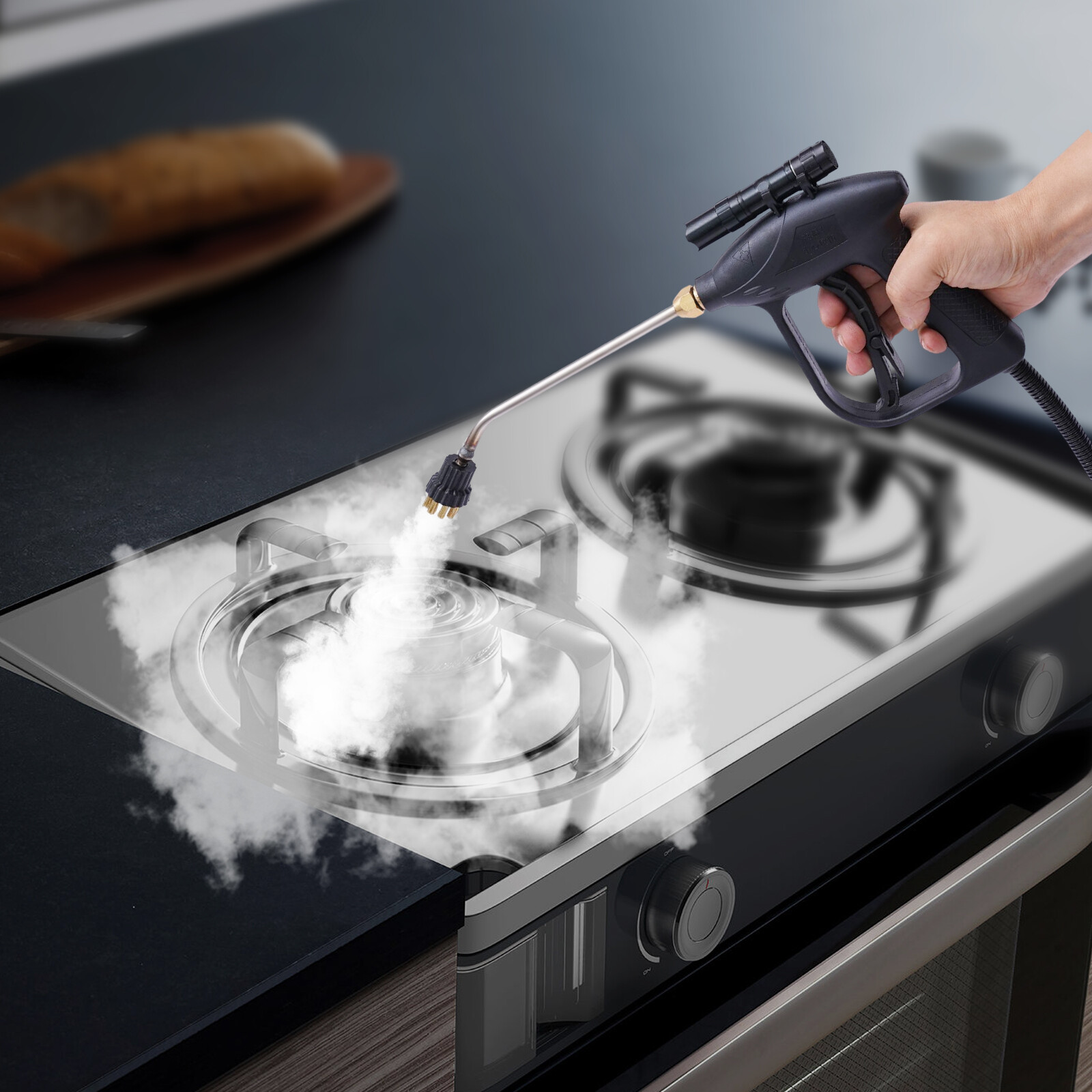 1600W Steam Cleaner Car Home High Pressure Vapor Cleaning System