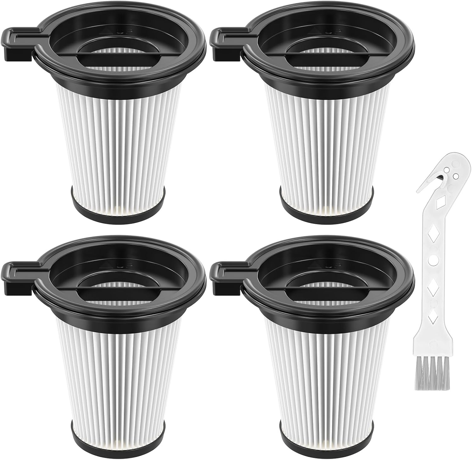 4 Pack Replacement Filters Compatiable with Wyze Cordless Vacuum Cleaner, Remova