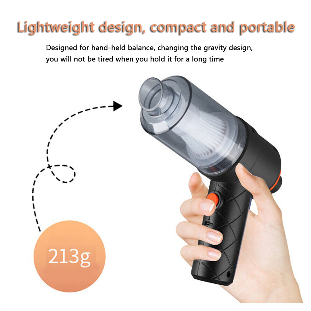 6000W Mini Vacuum Cordless Handheld Car Vacuum Cleaner Dust Buster Air Blower US